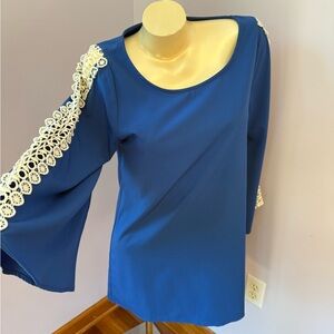 Bellamie blue boho dress S